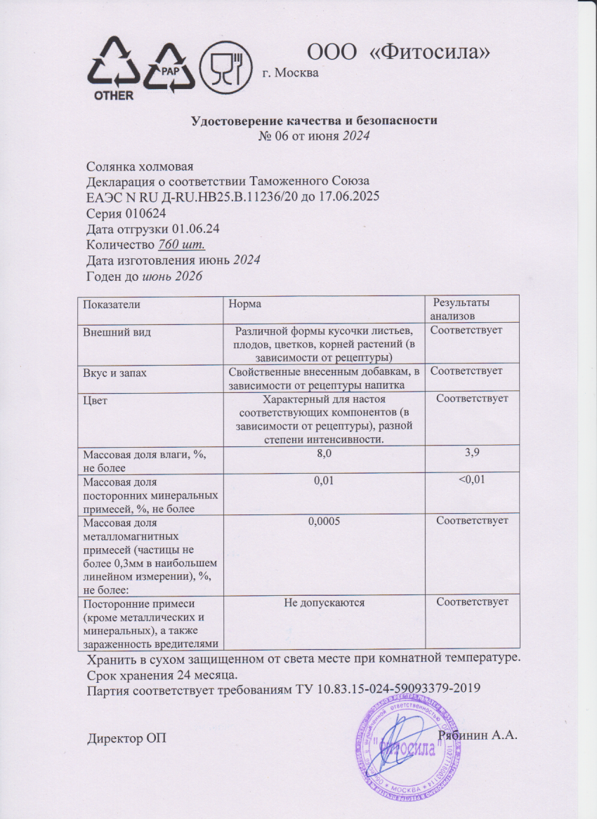 Паспорт №010624